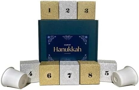 8 Nights of Hanukkah Gifts by Happy Packs | Flavored Coffee Pods Variety Pack | Seasonal Favorites like Pumpkin Spice, Cinnamon & More | K Cup Coffee Advent Calendar 2024