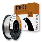 PGN Flux Core Welding Wire - E71T-GS .035 Inch, 10 Pound Spool - Gasless Mild Steel MIG Welding Wire with Low Splatter - For All Position Arc Welding