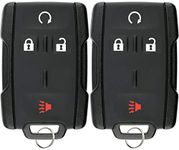 KeylessOption Keyless Entry Remote Car Key Fob for Chevy Silverado Colorado GMC Sierra Canyon 2014-2019 (Pack of 2)