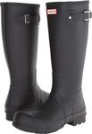 Hunter Men's Rain Boot, Black Black, 7 UK