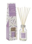 Just Lavender Fragrance Oil Reed Diffuser 100ml - Long Lasting Home Indoor Fragrance - with 8 Rattan Reeds