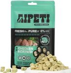 AIPETI Freeze Dried Chicken Breast & Catnip Treats for Cats, Dental Cleaning and Hairball Control, with MOS & FOS Prebiotics for Healthy Digestion & Fresh Breath, High Protein & Grain Free Snacks
