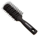 MANEJACK Professional Men's Hair Brush - Great Styling & Blow Drying Brush for Slicked-back, Vented Brushes Set for Men & Women