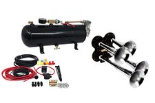 MPC B1 (0419) 4 Trumpet Train Air Horn Kit, Fits Almost Any Vehicle, Truck, Car, Jeep or SUV