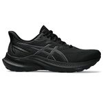 ASICS Women's GT-2000 12 Running Shoes, 8.5, Black/Black
