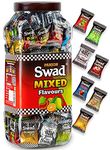 Swad Mixed Chocolate Candy Jar | Meetha Pan, Imli, Coffee,Kacha Aam, Orange + Vitamin C (200 Candy)