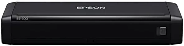 Epson Workforce Es-200 Color Portable Document Scanner with Adf for Pc and Mac, Sheet-fed and Duplex Scanning