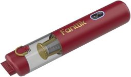 Fanttik Slim V8 Apex Car Vacuum, 4-in-1 Portable Mini Cordless Vacuum with 19000pa Suction Power, Type-C Charge, 2 Suction Modes, Handheld Vacuum for Car, Office Desk, Keyboards (Red)