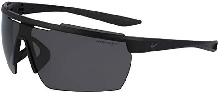 Nike Windshield Elite Rectangular Sunglasses, Black, 60/13/130