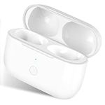 Compatible for AirPods Pro Charging Case Wireless Charger Case Replacement 1st & 2nd Gen with Pairing Sync Button, no Airpods Earphones Including, Color White