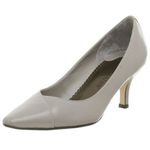 Bella Vita Wow Womens Gray X Wide Leather Pumps Heels Shoes Size UK 5