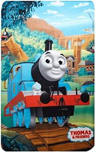 Manta de Felpa Thomas & Friends 100 x 150 cm para Que los niños la abrazen, Manta de Peluche con Oeko Tex Standard 100