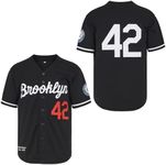 Men's Black Legend Baseball Jersey 