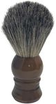 G.B.S Badger Bristle Horn Shaving Brush Use with any Soap Cream or Foam Or Any Razors, and Mugs, Ultimate Experience, 21 MM Knot 100 mm (4" Tall) Effortless Glide Resin