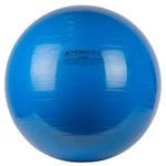 TheraBand Exercise Ball, Stability Ball with 75 cm Diameter for Athletes 6'2" to 6'8" Tall, Standard Fitness Ball for Posture, Balance, Yoga, Pilates, Core, & Rehab, Blue