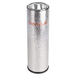 stonylab Dewar Flask, Cylindrical Form Borosilicate Glass Dewar Flask with Aluminum Base, 300mm Interior Depth and 75mm Interior Diameter for Laboratory, 1000ml (1 Liter)