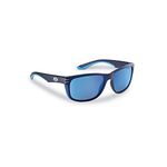 Flying Fisherman 7873NSB Double Header Polarized Sunglasses, Navy Frame, Smoke-Blue Mirror Lens, Medium