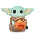 Star Wars for Pets Star Wars Halloween Grogu Pumpkin 6” Squeaky Plush Pet Toy Squeaky Toy | Star Wars Dog Toys, The Child | Star Wars Gifts for Pets, Halloween Pet Toys (FF19340)