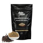 Enter Spice Black Pepper Powder, 150g(5.2oz), 100% Natural & Vegan, With No Color or Preservatives, Ideal for Cooking, Delicious Smoothies, Lattes, Tea, Packed in a Resealable Ziplock Pouch