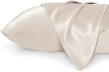 Bedsure Satin Pillowcase, Beige, St