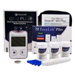 EasyLife Plus Blood Cholesterol Monitor kit 3 in 1 Meter System, Glucose and uric Acid Test kit