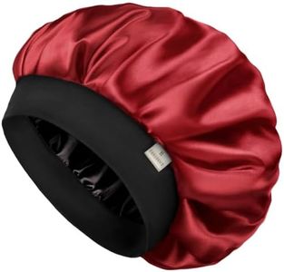 YANIBEST Soft Satin Bonnet for Men Women, Sleep Cap to Maintain Moisture