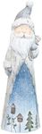 Sunnydaze Rustic Father Winter with Pack Santa Christmas Decoration Figurine with LED Lights - 27" H Battery-Operated Pre-Lit Holiday Statue