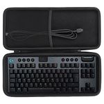 co2CREA Hard TKL Keyboard Storage Case for Logitech G915 LIGHTSPEED TKL Tenkeyless Wireless Mechanical Gaming Keyboard, Case Only