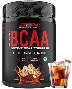 BCAA Performance - 450 g de poudre - BCAA instantanés + L-Glutamine + Taurine - Délicieux & super soluble - Acides aminés végétaliens - Ratio 2:1:1 - (Cola)