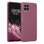 kwmobile Case Compatible with Realme 8/8 Pro Case - Protective Slim TPU Cover with Soft Matte Finish - Dark Rose