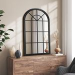 Oikiture Arched Window Mirror 76 x 