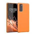 kwmobile Case Compatible with Samsung Galaxy S20 FE Case - TPU Silicone Phone Cover with Soft Finish - Fruity Orange