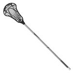 STX Lacrosse Women's Crux 400 Complete Stick with Crux Mesh 2 Pocket, Black