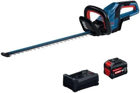 BOSCH GHE18V-60-2N18X 18V Cordless Hedge Trimmer, 24-Inch Blade with Lightweight Design D-Handle, (Battery and Charger Kit Included)
