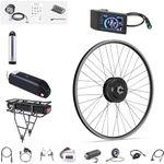 BAFANG 48V 500W Front Hub Motor : 26" Electric Bike Conversion Kit for 26 Inch Front Wheel with 500C Display & PAS (NO Battery)