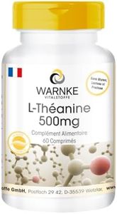 L-Theanine 500mg - 60 comprimés - Adaptogène - Acide animé | Warnke Vitalstoffe - Qualité des pharmacies allemandes