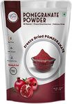 FzyEzy Healthy Natural Premium Freeze Dried Pomegranate Fruit Powder for Kids and Adults | GMO Free & No Add Sugars/Preservatives/Artificial Flavors/Color | Pantry Groceries Perfect for Camping Vegan Healthy & Survival Travel Friendly Ready to Mix Powder in Your Favorite Recipes/Cakes/Smoothies/Yogurt/Flavored Tea/Juice/Chocolate for Kids & Adults (Pomegranate Powder Pack of 5 | Total: 250 gm)