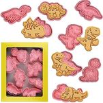 Dinosaur Cookie Cutters with Plunge