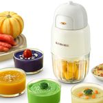 Baby Food Maker - Baby Food Processor for Baby Food, Fruit, Vegatable, Meat, Baby Food Puree Maker Make Fresh and Nutritious Meals for Your Little One (CA White)