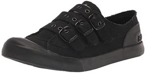 Rocket Dog Women's Jolissa Sneaker Skate Shoe, Black/Black Foxing, 7.5