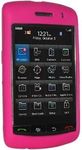 Amzer Silicone Skin Jelly Phone Case for BlackBerry Storm - Hot Pink Magenta