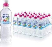 Radnor Splash Apple & Raspberry 500ml x 24 | Refreshing Natural Fruit | Flavored Spring Water | Zero Calories | No Added Sugar | Sourced in the Heart of Wales | Great for Kids and Adults Alike