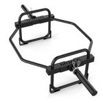 PhysKcal Olympic Trap Bar, 57.3" Hex Bar with ⌀ 2'' Smooth Sleeves and 2 Spring Collars,Easy Load and Unload Barbell Design for Weight Lifting Beginners- Ideal for Shrugs and Farmer Walks