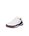 ECCO Mens LT1 Lace Up Waterproof Golf Shoes - White/Marine - UK 10