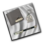 SAVRI Personalized Gift Combo Box: Pen, Advocate Symbol Keychain & Leather Men's Wallet with Name Engraved. Best Gift for Him, Men, Daddy, Brother, Boy friend Customized, Printed, Vakil, Lawyer Gifts