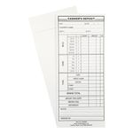 500 Cashier Depot EZ400W Cashier's Deposit Report Envelope, 4 1/8" x 9 1/2", Premium 24 lb. White, 500 Envelopes