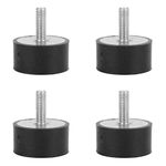 Anti Vibration Rubber Mount, 4PCS Anti-Vibration Rubber Mounts Rubber Bobbin Mount Isolator Anti Shock Vibration Absorber (VE40*20 M8*23)