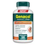 Genacol Turmeric Capsules with Curcumin, Black Pepper Bioperine and Patented Collagen Peptides | Helps Reduce Joint Pain and Inflammation | Antioxidant Support | GENACOL Anti-Inflammatory 180 Capsules