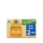 Johnson's Baby Honey soap Duo, Yellow, 90 g (Pack of 2)