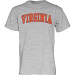 Blue84 NCAA Virginia Cavaliers Mens Arching Team Name Short Sleeve T Shirt, Virginia Cavaliers Dark Heather, Large